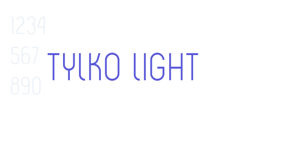 Tylko Light font free