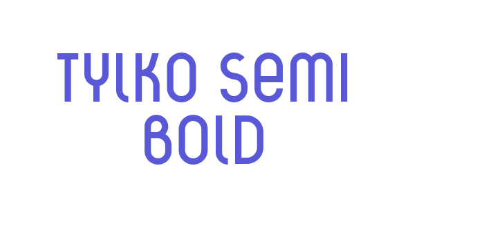 Tylko Semi Bold Font