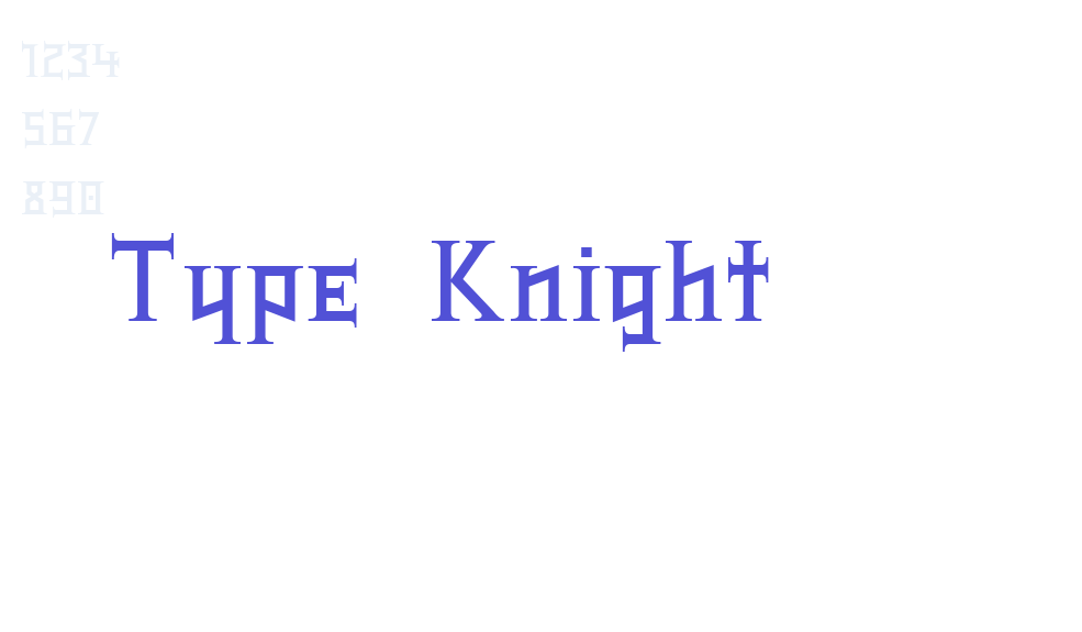 Type Knight-font-download