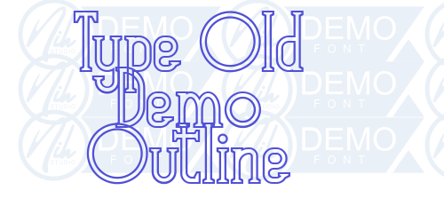 Type Old Demo Outline-font-download