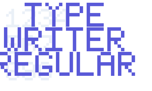 Type Writer Regular Font Download