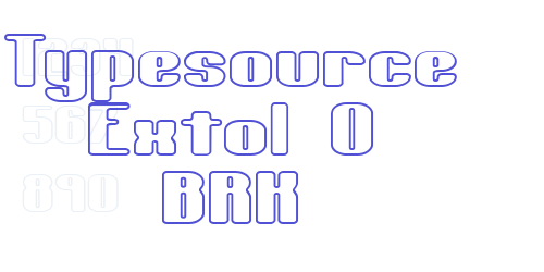Typesource Extol O BRK-font-download