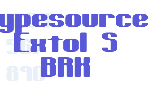 Typesource Extol S BRK Font