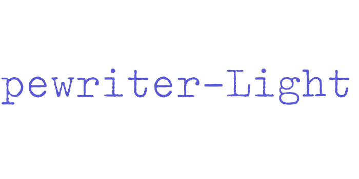 Typewriter-Light Font Download