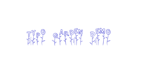 Typo Garden Demo Font Download