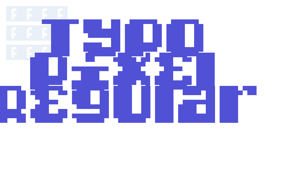 Typo pixel Regular-font-download