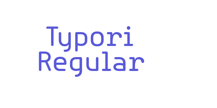 Typori Regular Font Download