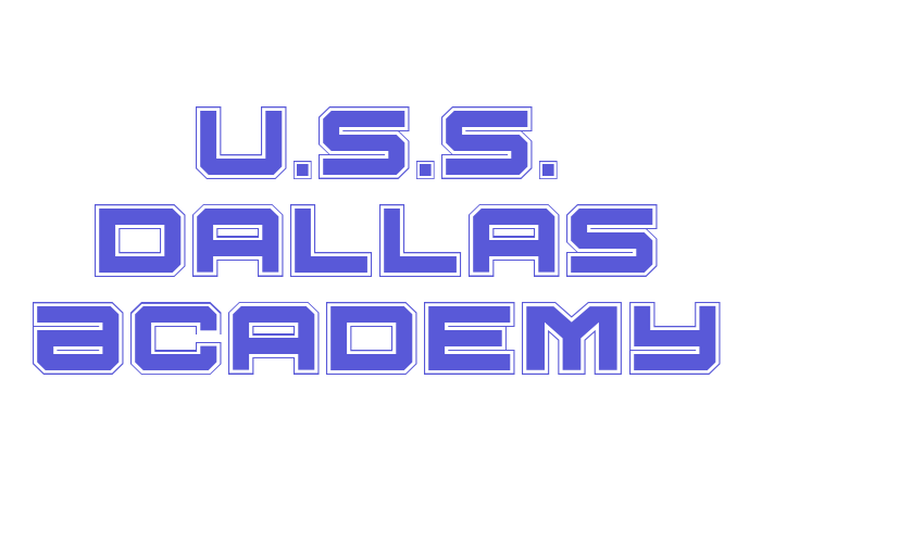 U.S.S. Dallas Academy Font