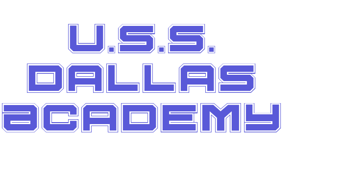 U.S.S. Dallas Academy Font Download