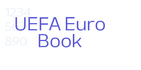 UEFA Euro Book font free