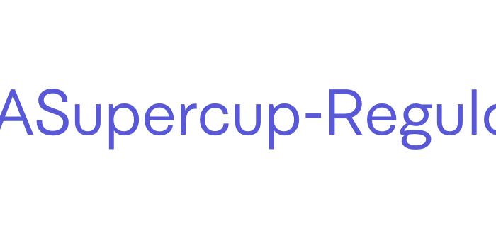 UEFASupercup-Regular Font Download