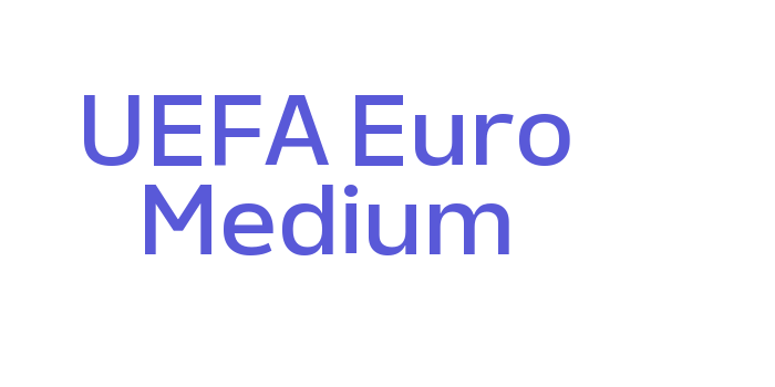 UEFA Euro Medium Font Download