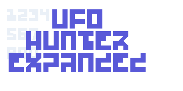 UFO Hunter Expanded font free