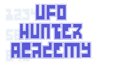 UFO Hunter Academy Font Download