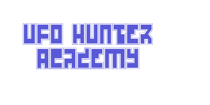 UFO Hunter Academy Font Download