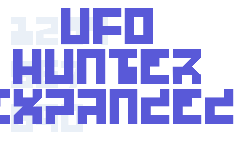 UFO Hunter Expanded Font Download