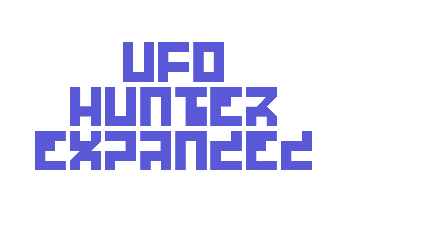 UFO Hunter Expanded Font Download