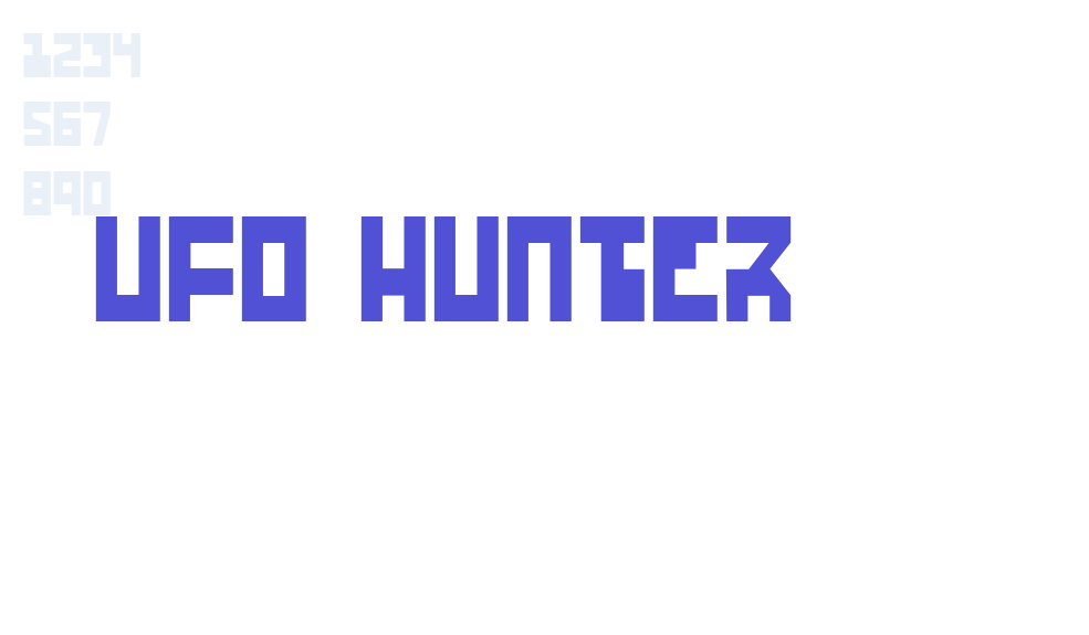 UFO Hunter-font-download