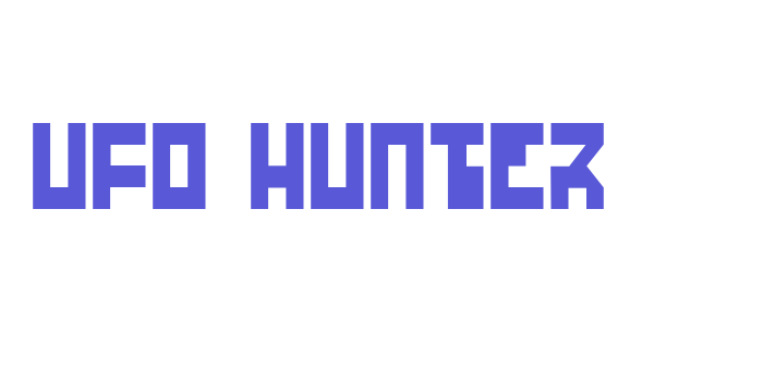 UFO Hunter Font