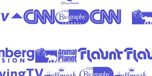 UK Digital TV Channel Logos-font-download