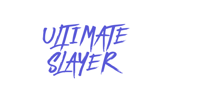 ULTIMATE SLAYER Font