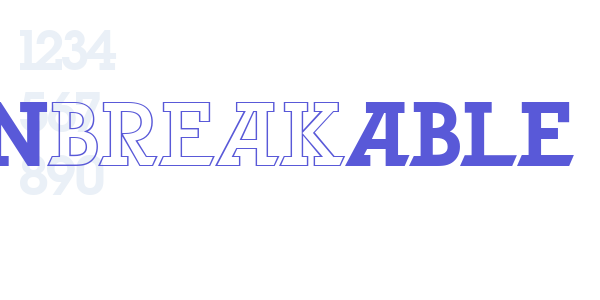 UNbreakABLE font free