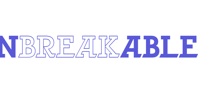 UNbreakABLE Font Download