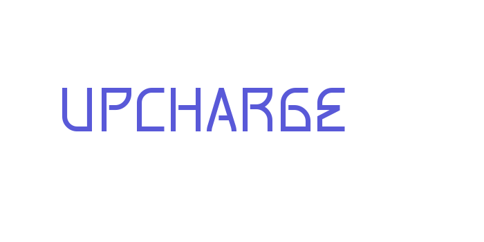 UPCHARGE Font Download