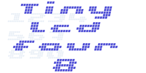 UP Tiny lcd four 8 Italic-font-download