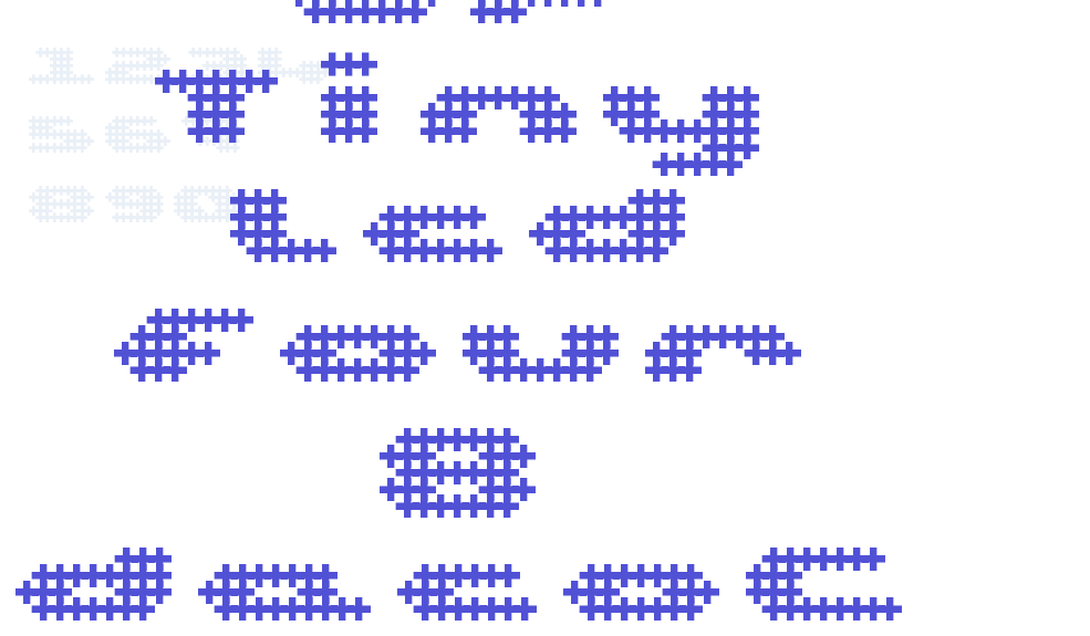 UP Tiny lcd four 8 decoC-font-download