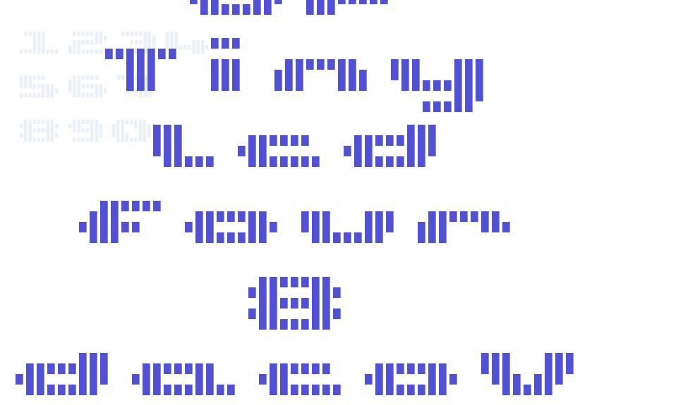 UP Tiny lcd four 8 decoV-font-download