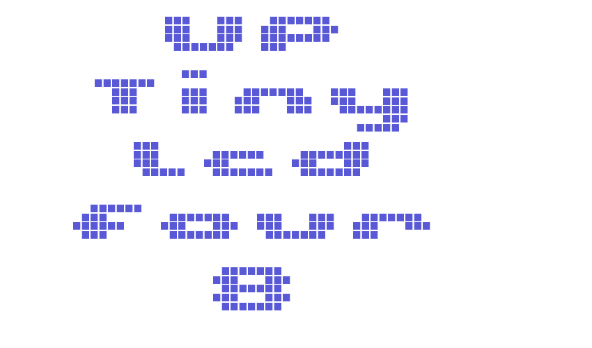 UP Tiny lcd four 8 Font Download