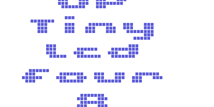 UP Tiny lcd four 8 Font Download