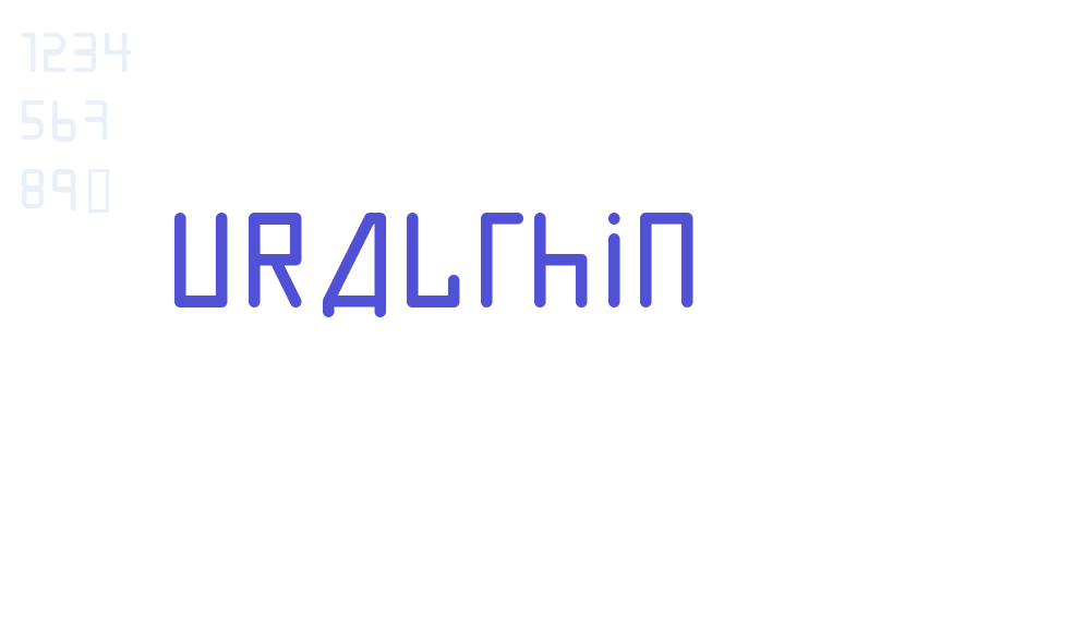 URALthin-font-download