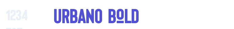 URBANO Bold-font