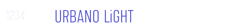URBANO Light-font