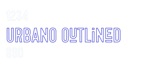 URBANO Outlined-font-download