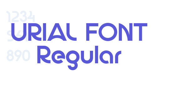 URIAL FONT Regular font