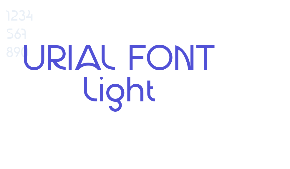 URIAL FONT Light-font-download