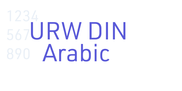 URW DIN Arabic font free