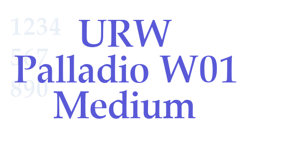 URW Palladio W01 Medium font free