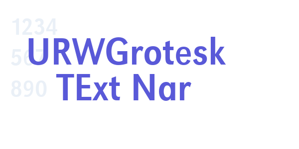 URWGrotesk TExt Nar font free