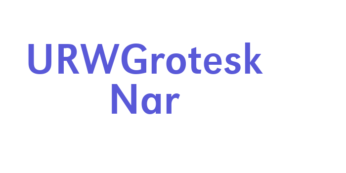 URWGrotesk Nar Font Download