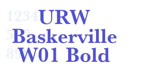URW Baskerville W01 Bold