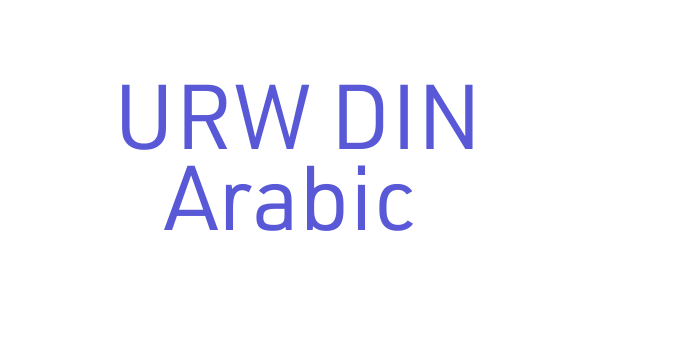 URW DIN Arabic Font Download