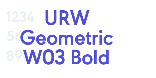 URW Geometric W03 Bold-font-download