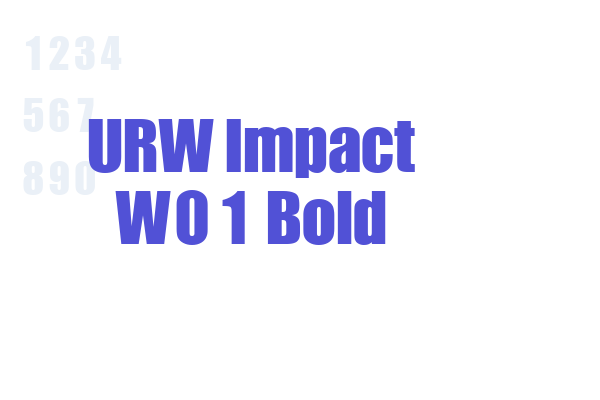 URW Impact W01 Bold