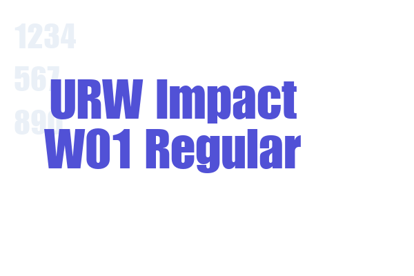 URW Impact W01 Regular