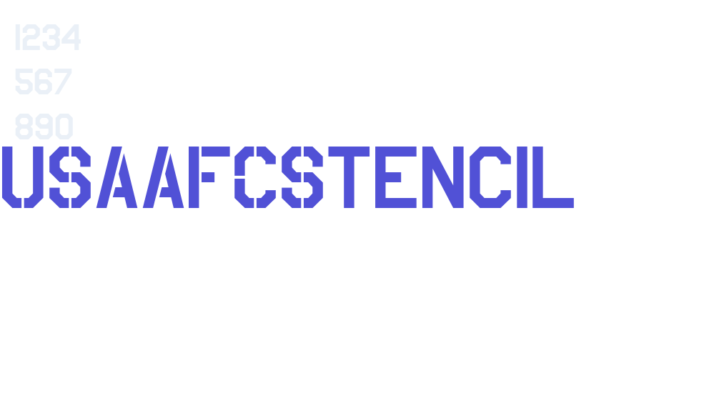 USAAF_Stencil-font-download