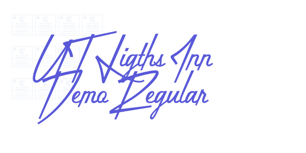 UT Ligths Inn Demo Regular font free